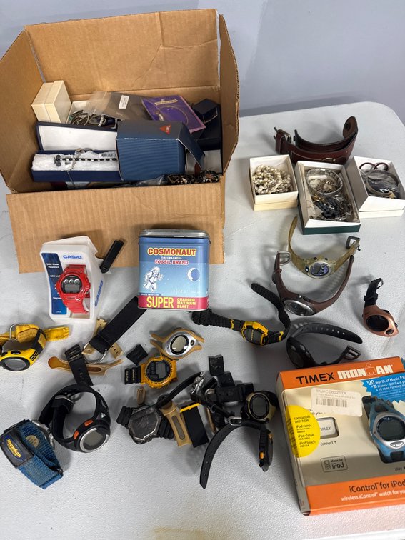 Digital Sports Watches & Accessories Lot