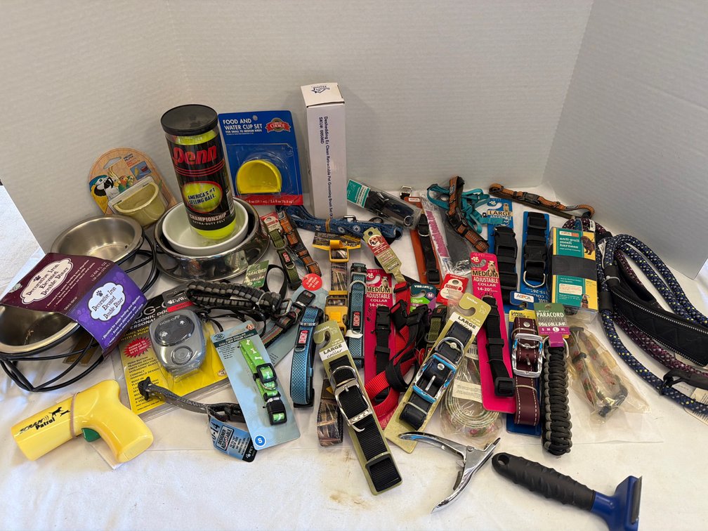 Assorted New Dog Collars and More!