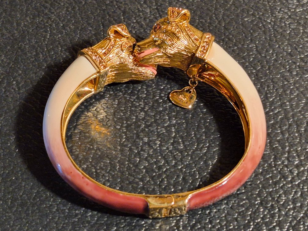 Bradford Exchange Sophistipups Jack Russell Enamel Bangle