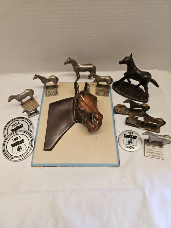 All American Quarter Horse Congress Metal Collectibles