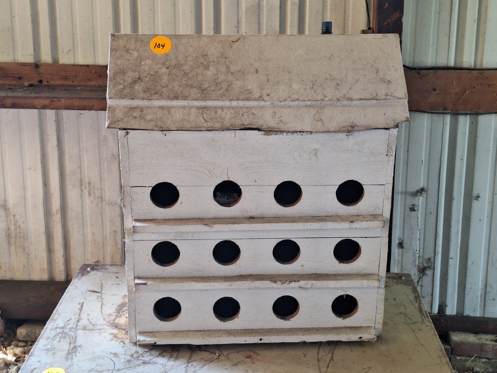 Multi-Compartment Tiered Wooden Birdhouse