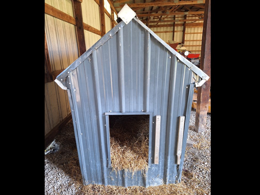 Corrugated Metal Animal Shelter