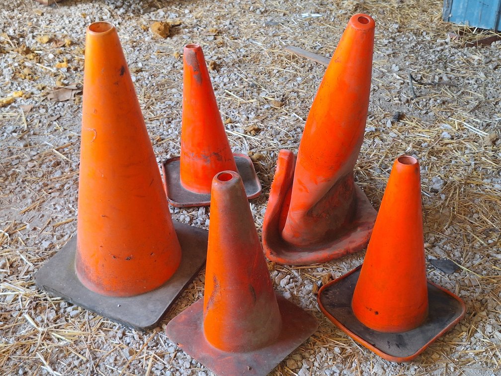 Orange Traffic Safety Cones