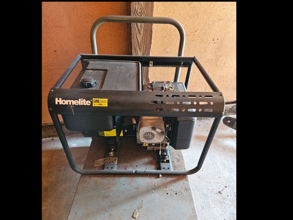 Homelite LRE5500 5500-Watt Portable Generator