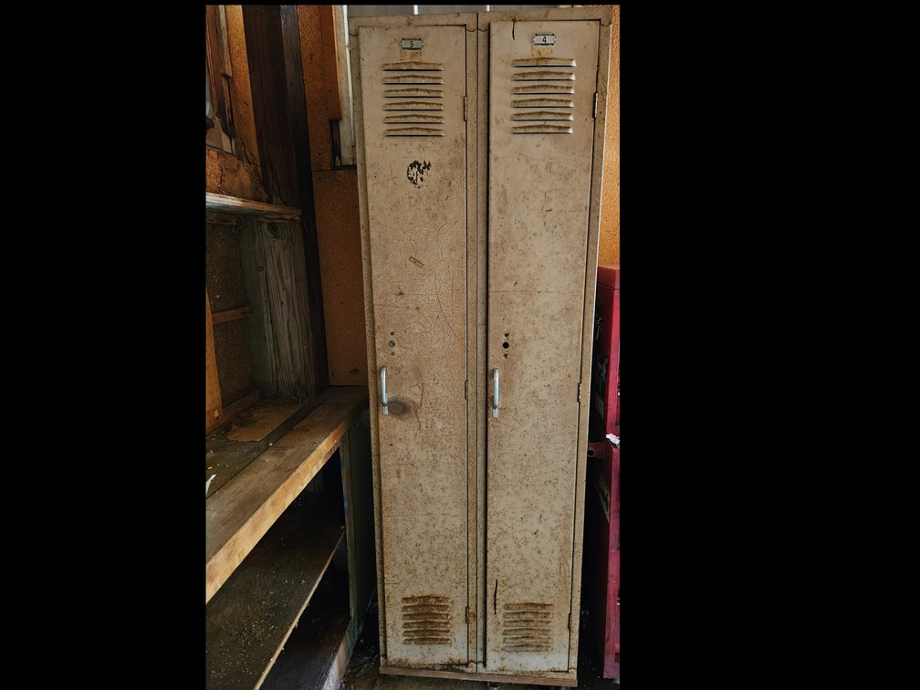 Industrial Two-Door Vented Metal Storage Locker