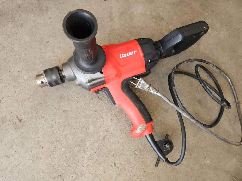 Bauer 1/2-Inch Heavy Duty Spade Handle Drill