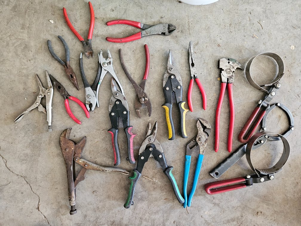 Assorted Mac, Utica & Channellock Hand Tools