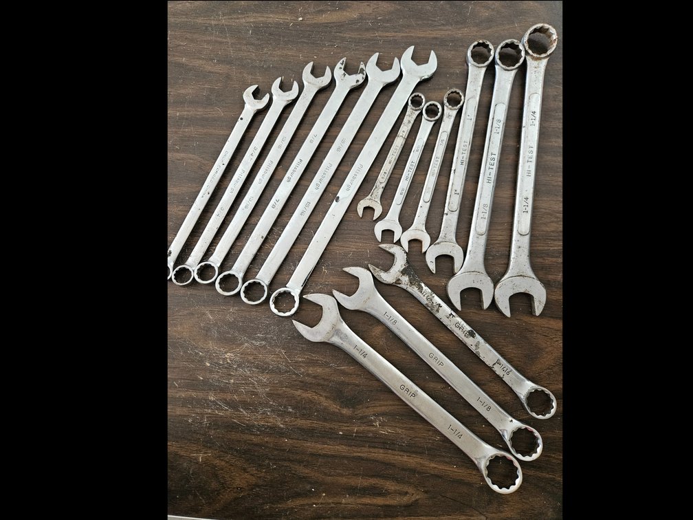 Assorted Drop Forged Combination Wrenches