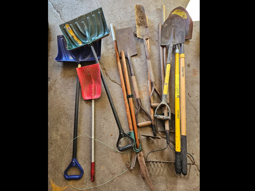Assorted Landscaping & Snow Removal Hand Tools