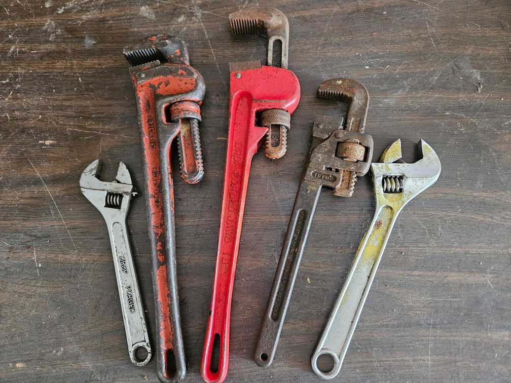 Ridgid & Assorted Drop Forged Wrenches