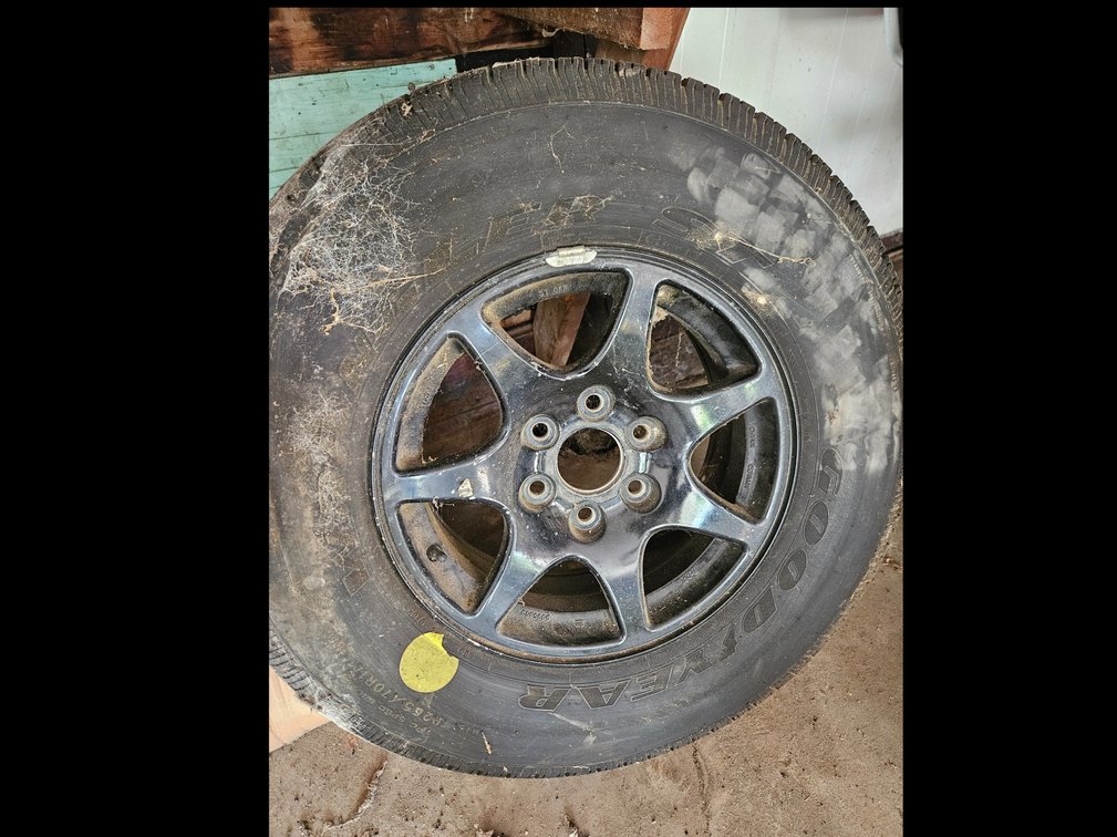 Goodyear Wrangler Tire on GM Enkei 17 Inch Wheel