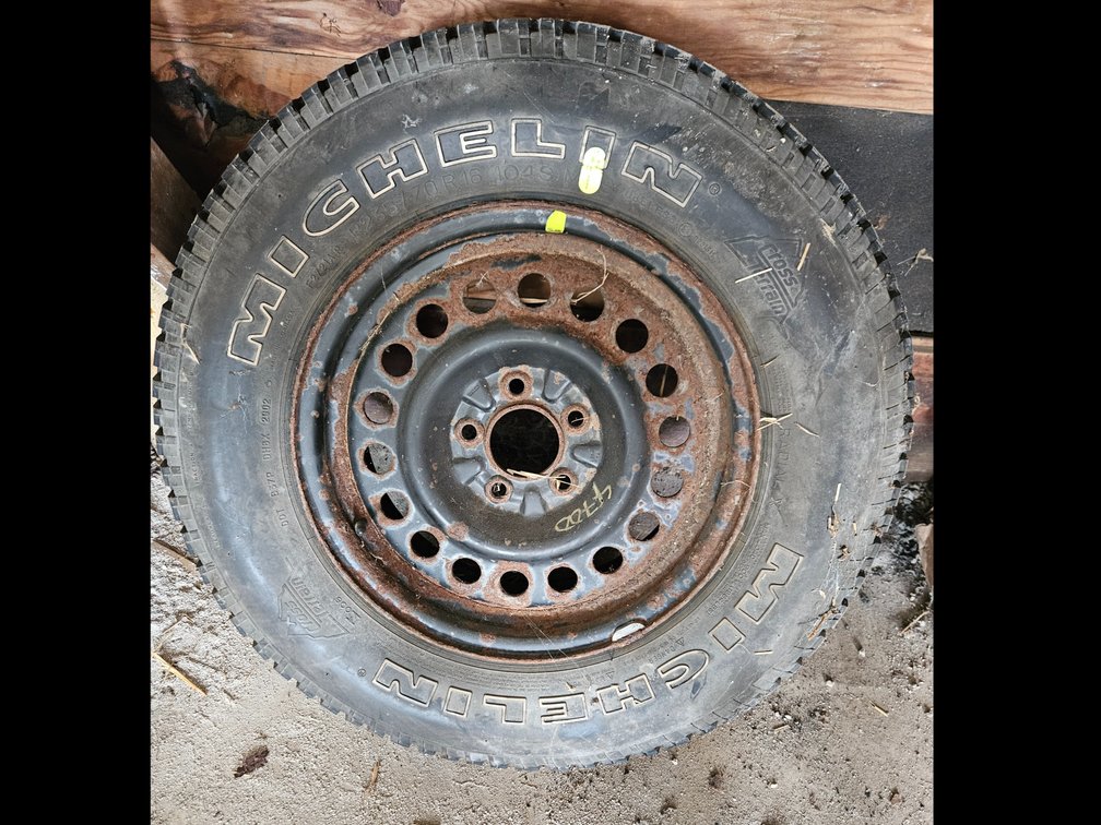 Michelin Cross Terrain P235/70R16 Tire on Steel Wheel