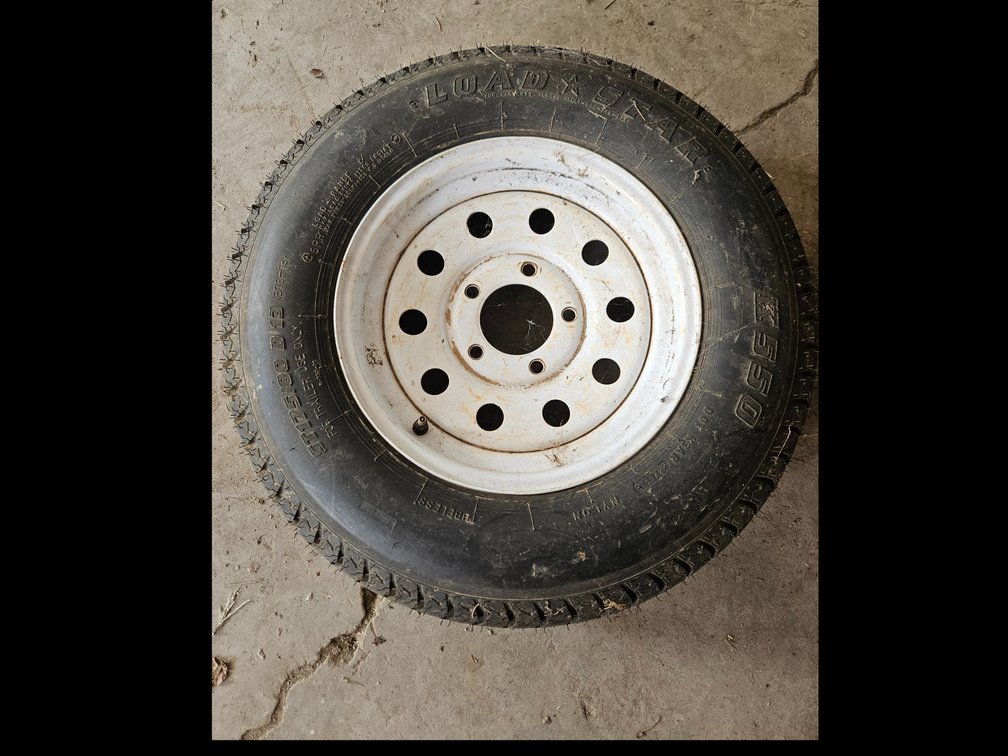 Load Star ST175/80 D13 Trailer Tire & 5-Lug Steel Wheel