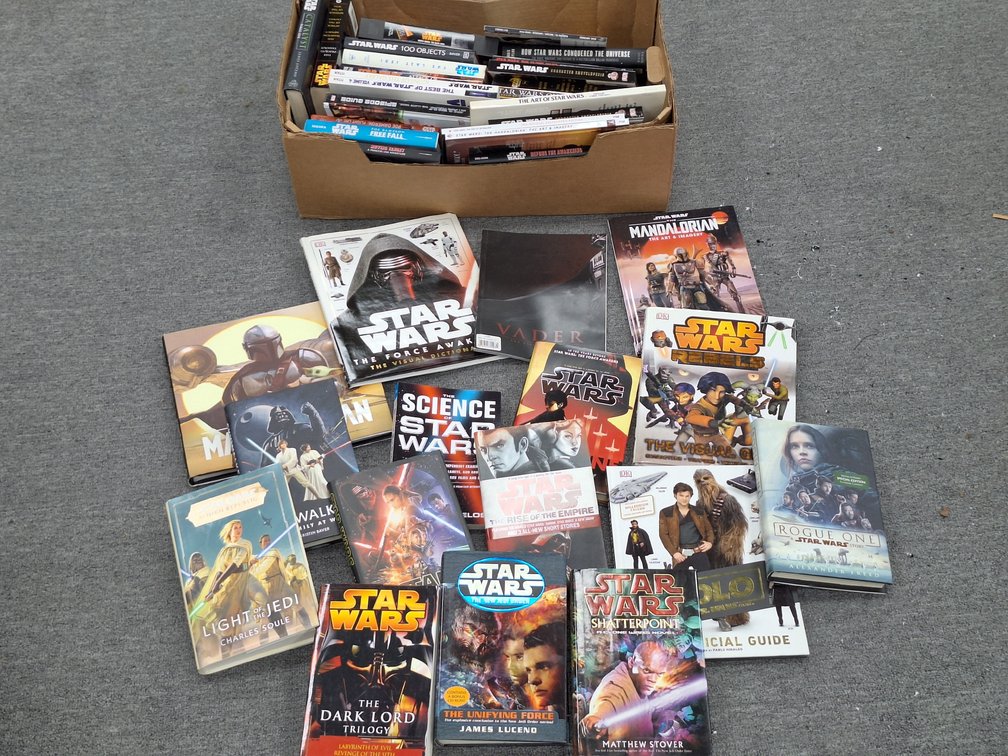 Assorted Star Wars Franchise Books