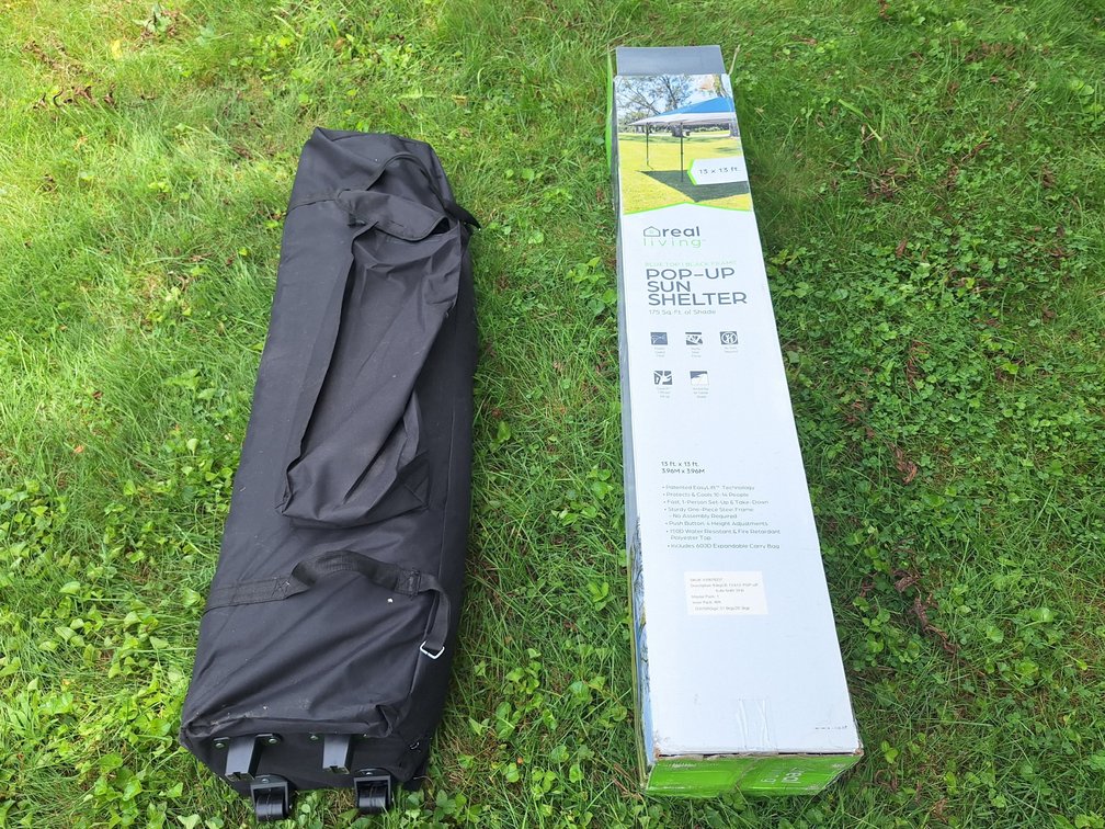 Real Living EasyLift 13'x13' Pop-Up Sun Shelters