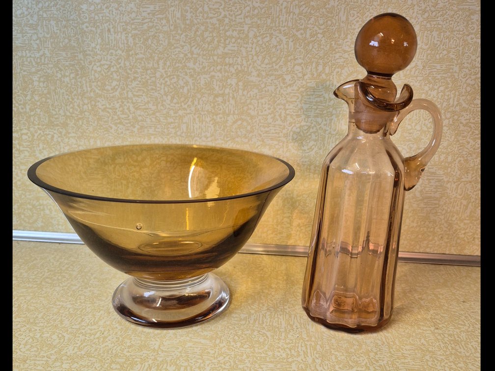 Vintage Colored Glassware