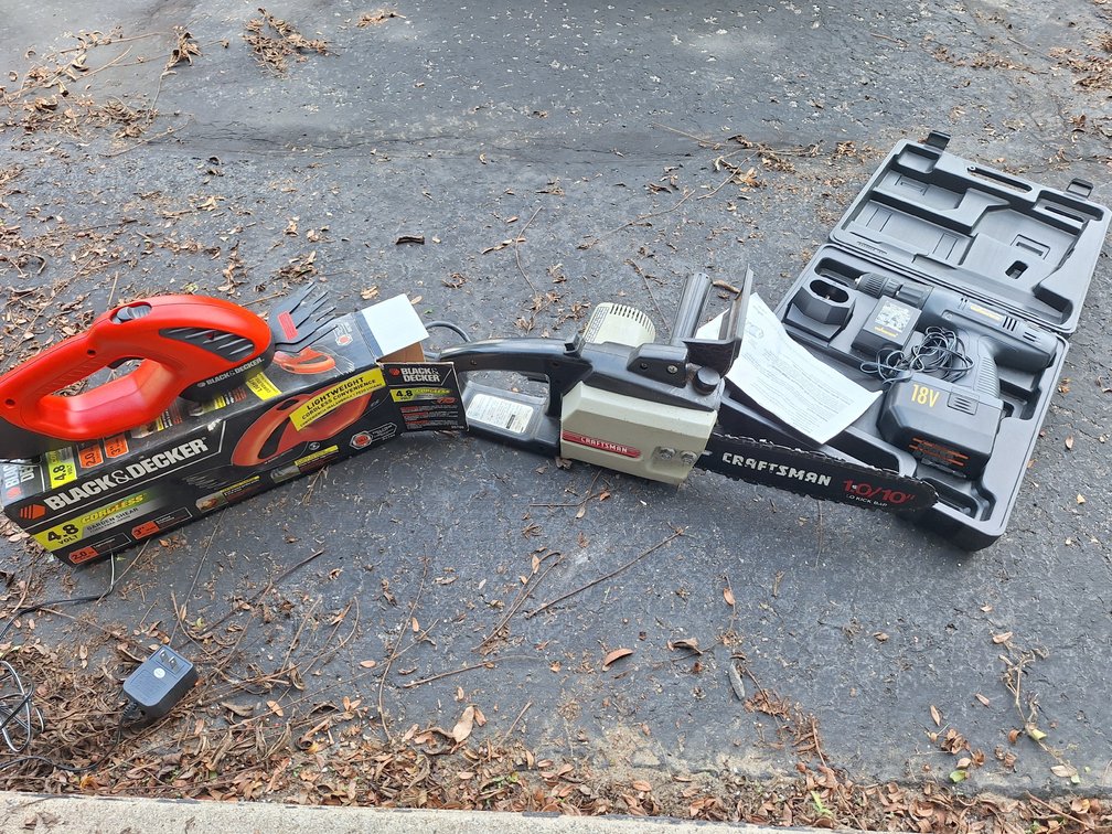 Craftsman Chainsaw, Wagner Drill & B&D Garden Shear