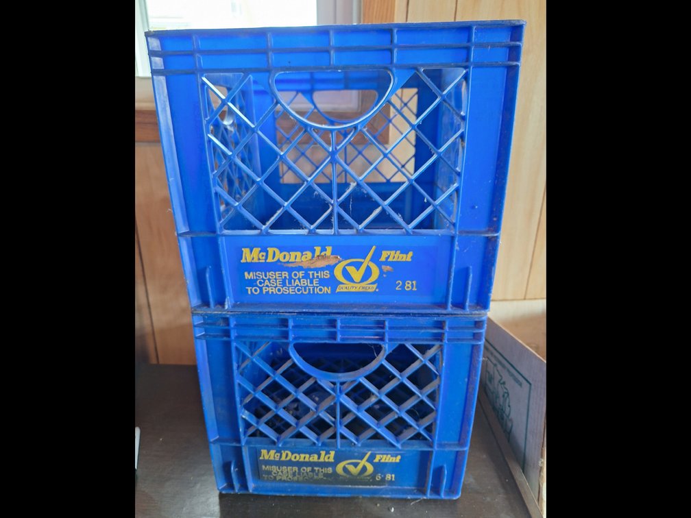 Commercial Plastic Dairy Crates