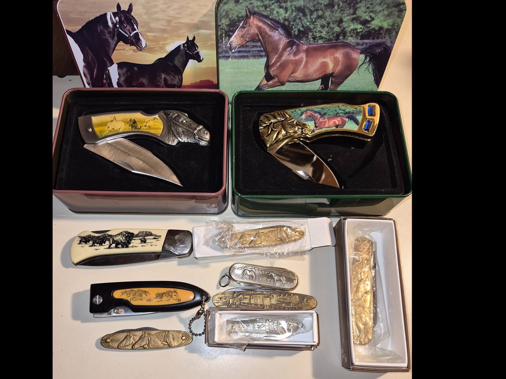 Rough Rider and Assorted Thematic Pocket Knives