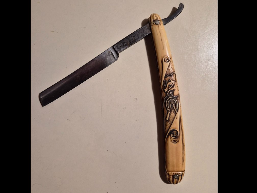 Antique German Straight Razor