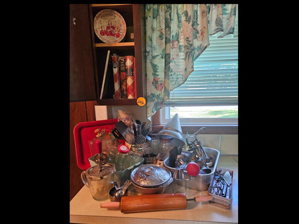 Vintage Kitchenware & Cookbooks