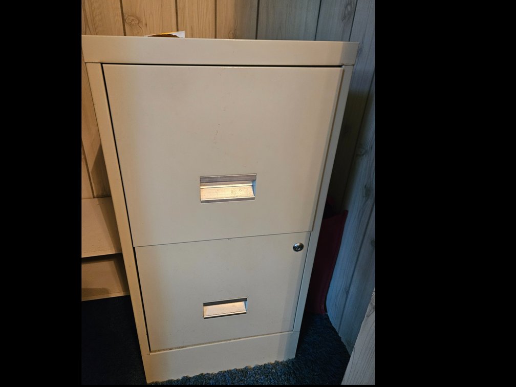 2-Drawer Metal Filing Cabinet