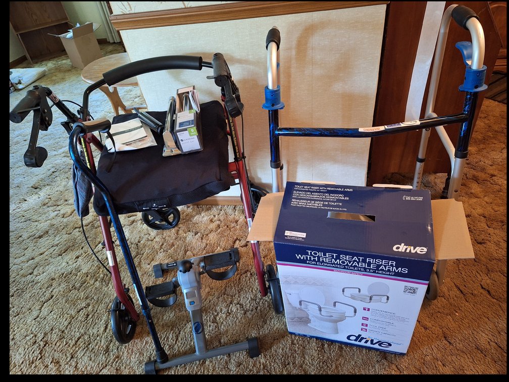 Drive Mobility Aids, Walkers & Stamina Exerciser Lot