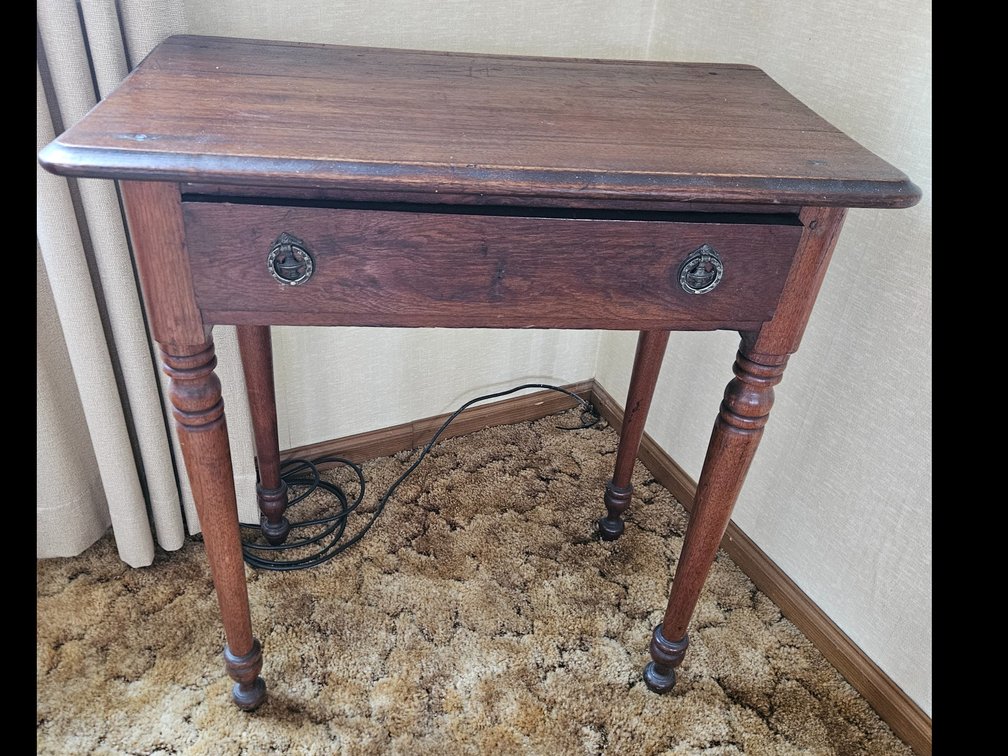 Antique/Primitive Wooden Side Table