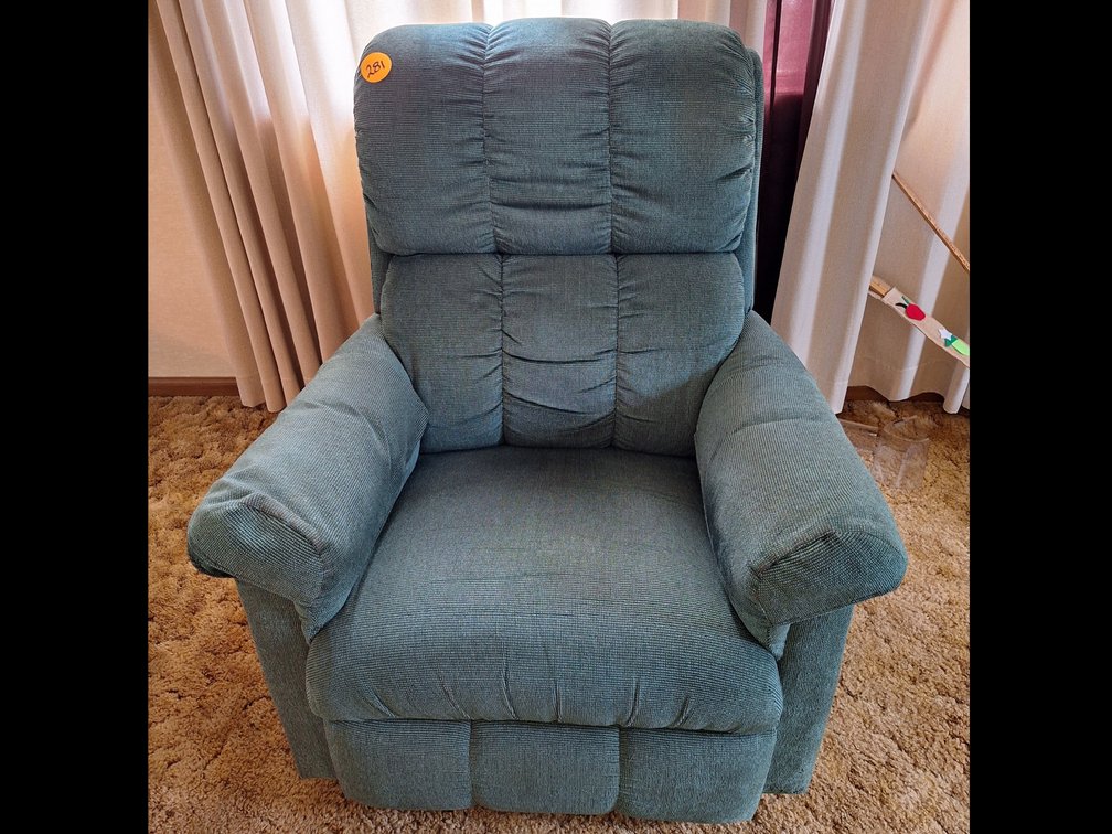 La-Z-Boy Teal Upholstered Recliner