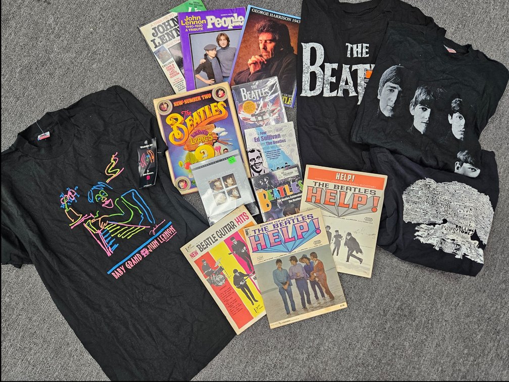 The Beatles & Rock Music Memorabilia Lot