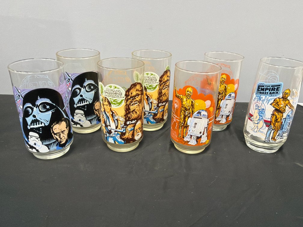 Vintage Star Wars Promotional Glasses