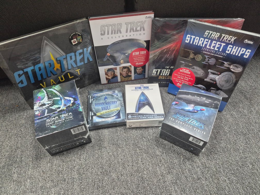 Star Trek Books & Complete Series Media Box Sets