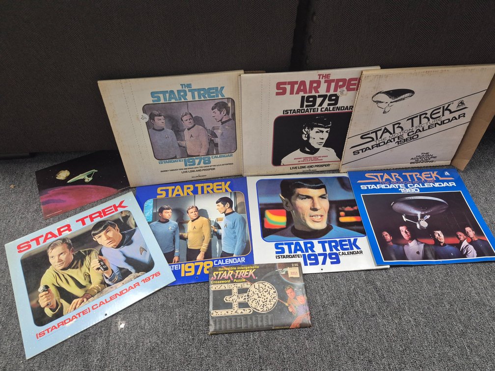 Vintage Star Trek Calendars & Ephemera