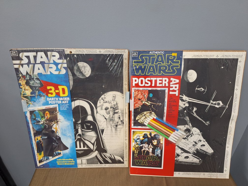 Vintage Craft Master Star Wars Poster Art Kits