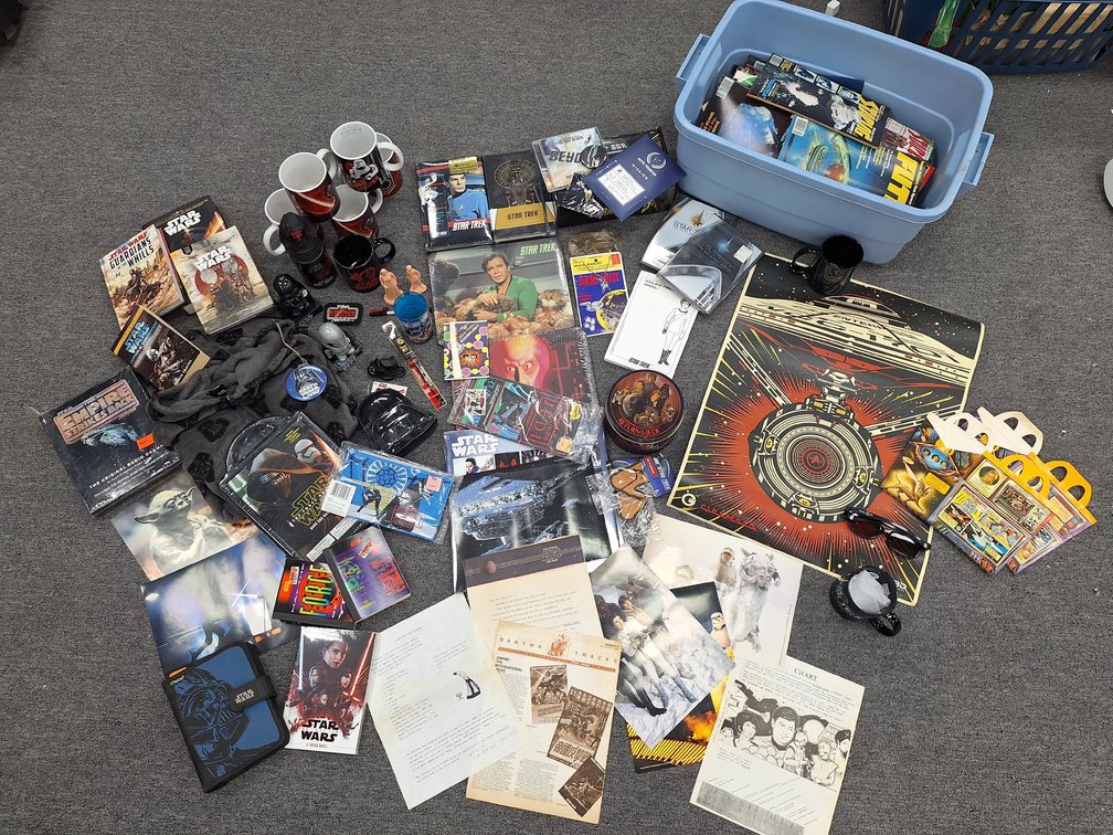 Star Wars & Star Trek Mixed Memorabilia Lot