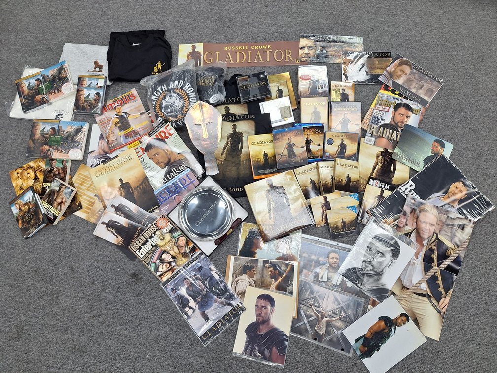 Gladiator, Troy & Spartacus Memorabilia Lot