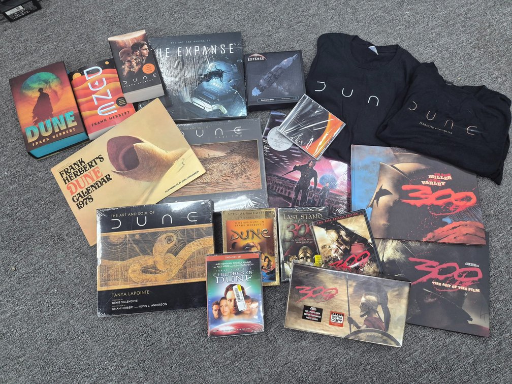 Dune, Expanse and 300 Sci-Fi and Action Media Collectibles