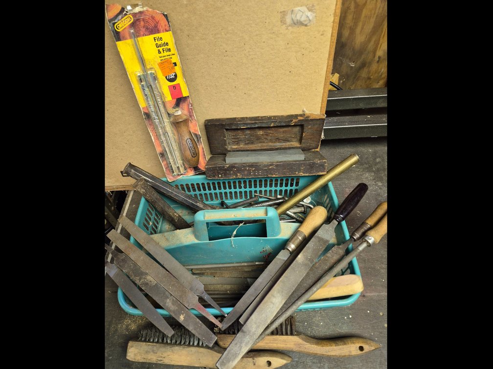 Hand Files, Chisels, Sharpening Stone