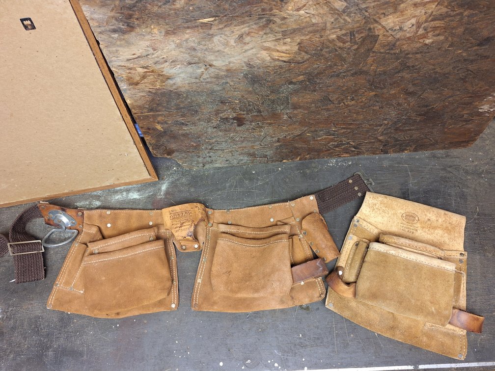Leather Tool Belt Rig and Leather Tool Pouch
