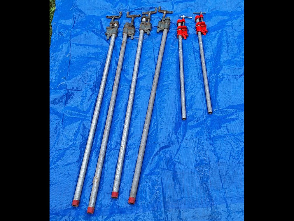 Metal Pipe Clamps with Crank and T-Bar Handles
