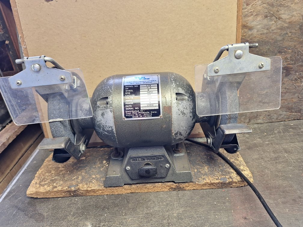 Test Rite Model 119 6 in Heavy Duty Bench Grinder