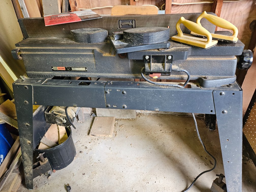 Sears Craftsman 113 206931 Stationary Jointer with Stand
