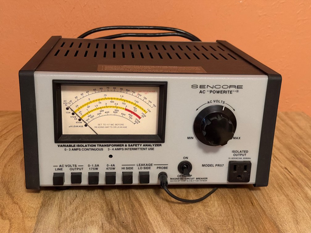 Sencore Powerite Variable Isolation Transformer