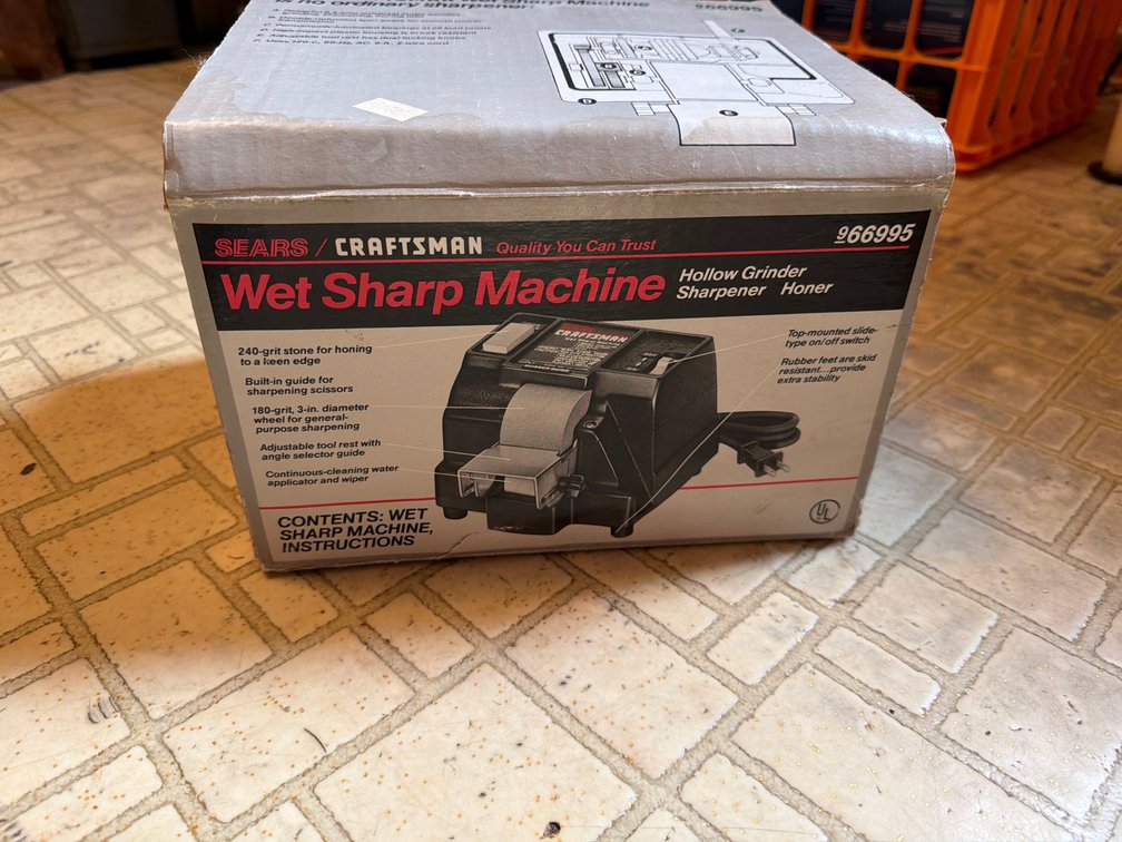 Sears Craftsman Wet Sharp Machine