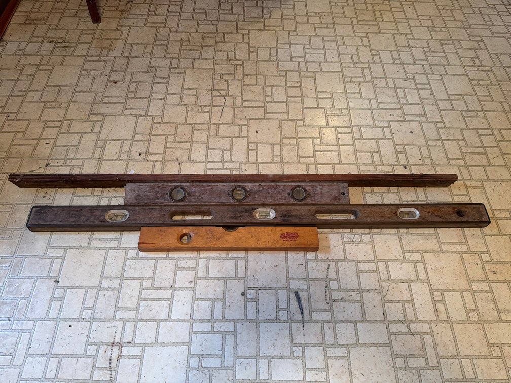 Wooden Spirit Levels and Straightedge