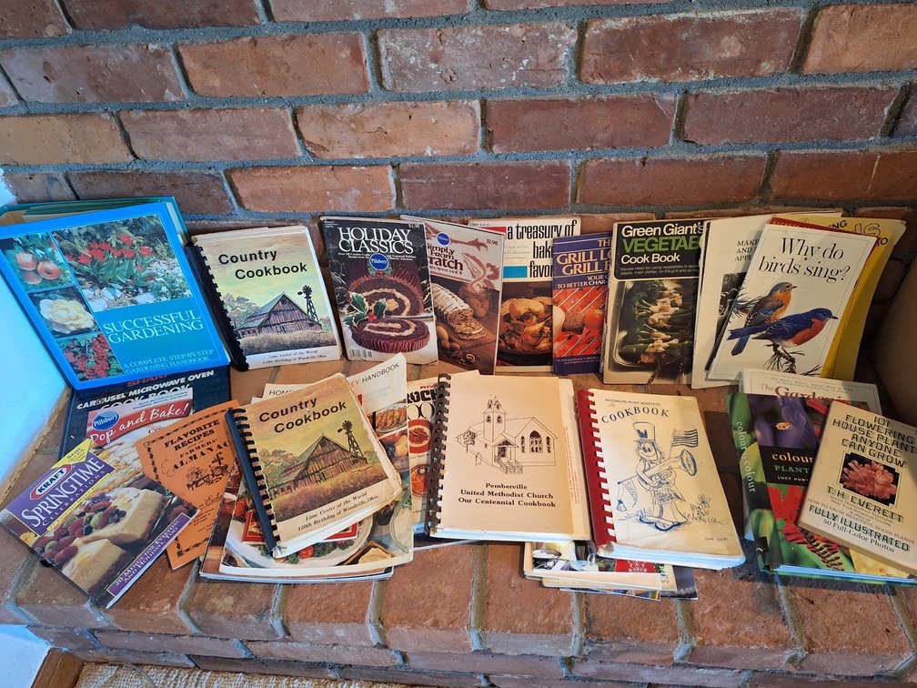 Community Cookbooks, Recipe Booklets, and Gardening Books