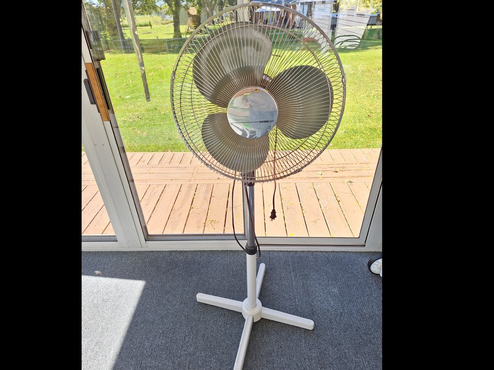 Holmes Air Three-Blade Electric Pedestal Fan