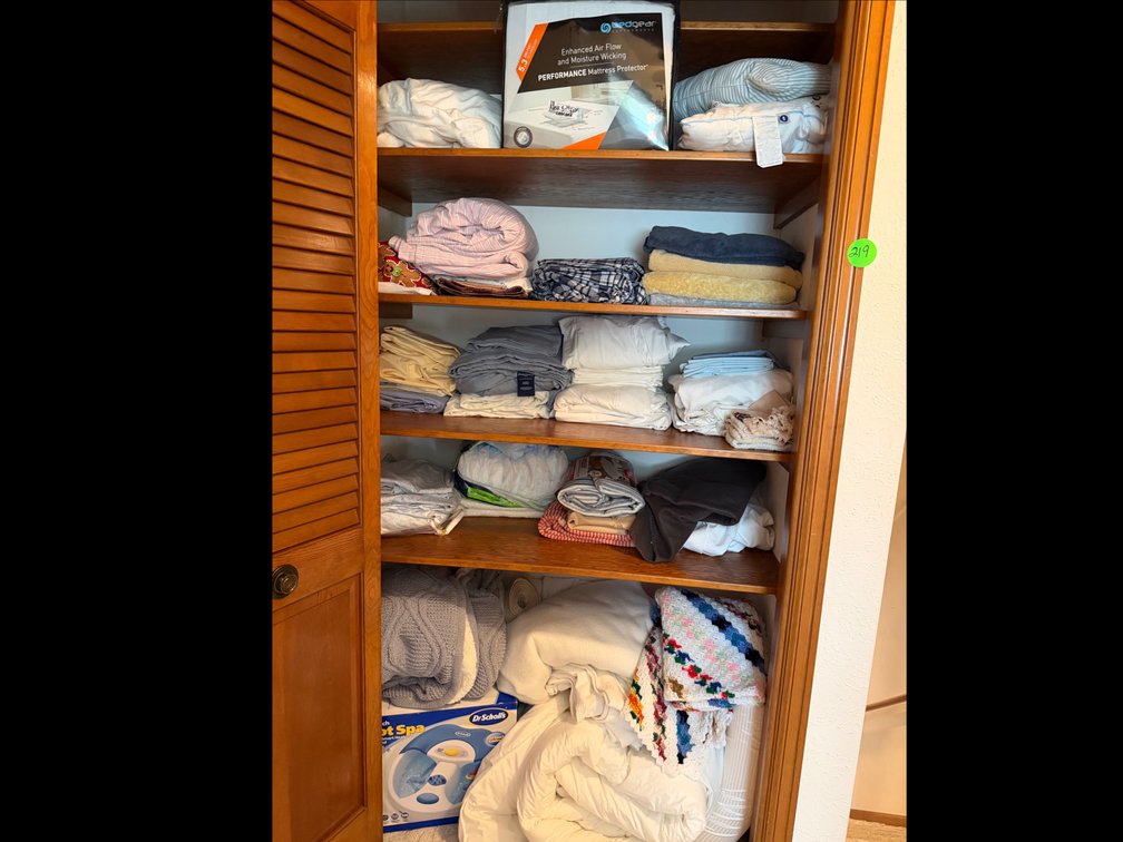 Bed Linens, Blankets, Pillows, Foot Spa, and More