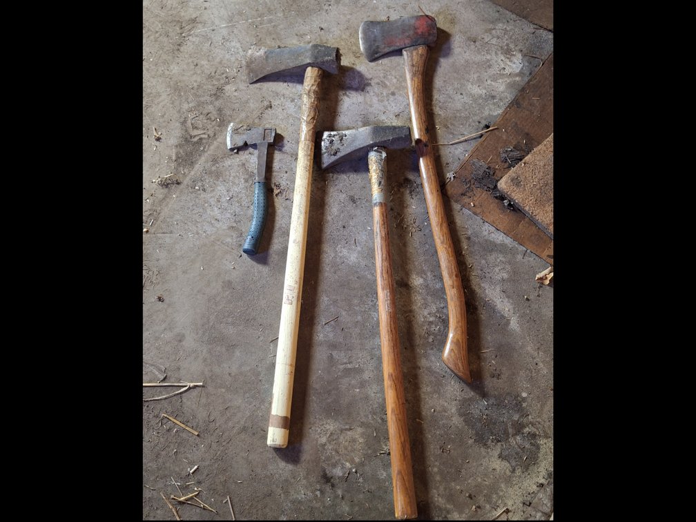 Splitting Mauls, Single-Bit Axe, and Hatchet