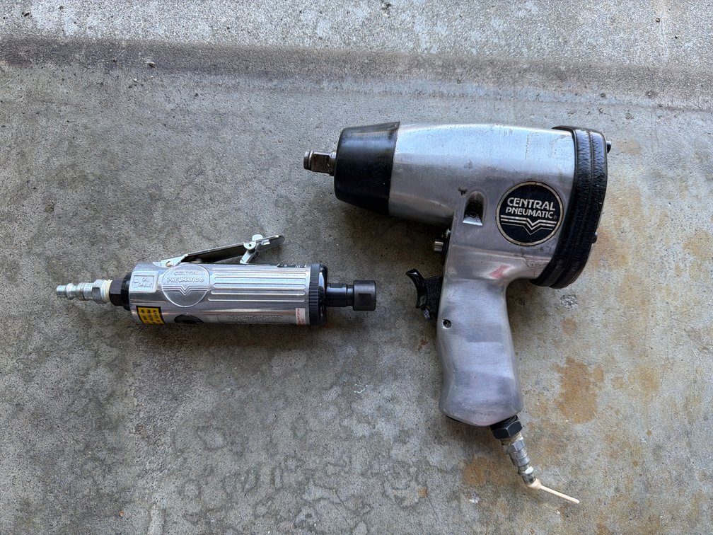 Central Pneumatic Air Impact Wrench and Die Grinder